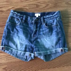 Jcrew denim shorts